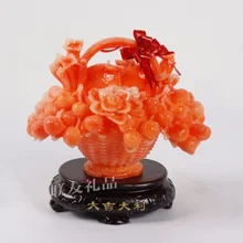 Удача, завод Чжэцзян Горячая Смола Имитация нефрита украшения подарки для дома, бизнес подарки оптом