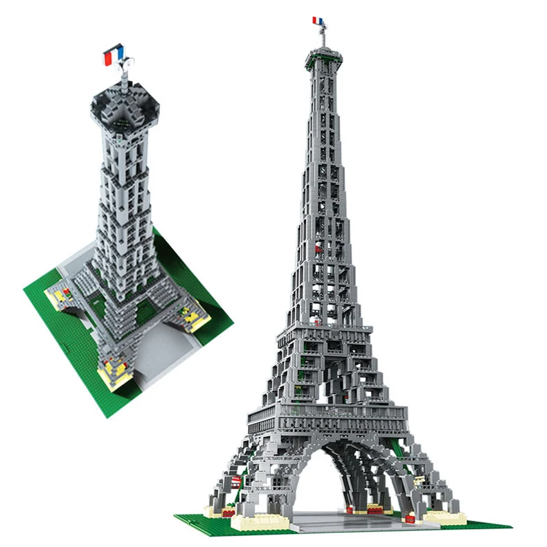 

17002 3478pcs City series The Paris Eiffel Tower Model Building Block Bricks For Children Toys Compatible With
