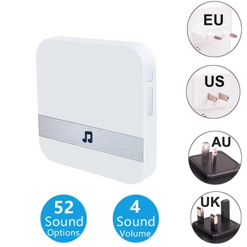 

AC 90-250V Smart Indoor Doorbell Wireless WiFi Door Bell Chime US EU UK AU Plug XSH app For EXSKOF Wifi Doorbell