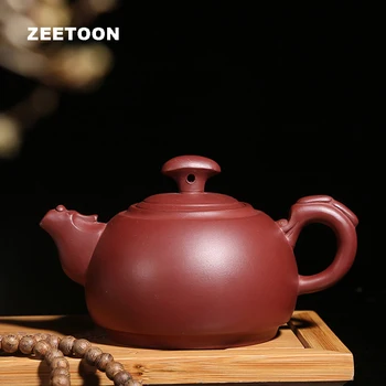 

250cc Authentic Yixing Teapot Flying Dragon Pot Chinese Health Care Handmade Purple Clay Kung Fu Tea Set Pot Creative Home Decor