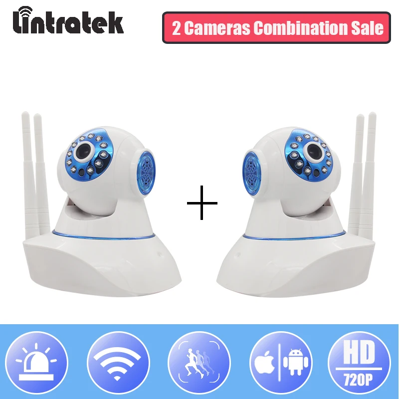 

Lintratek IP Surveillance Camera WiFi Mini Security CCTV Camera Home PTZ 720P Camera Infrared Night Vision IPcam#50