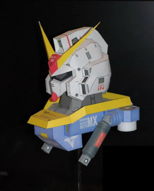 3D бумажная модель для самостоятельного портрета Gundam похожая на кожу телефона
