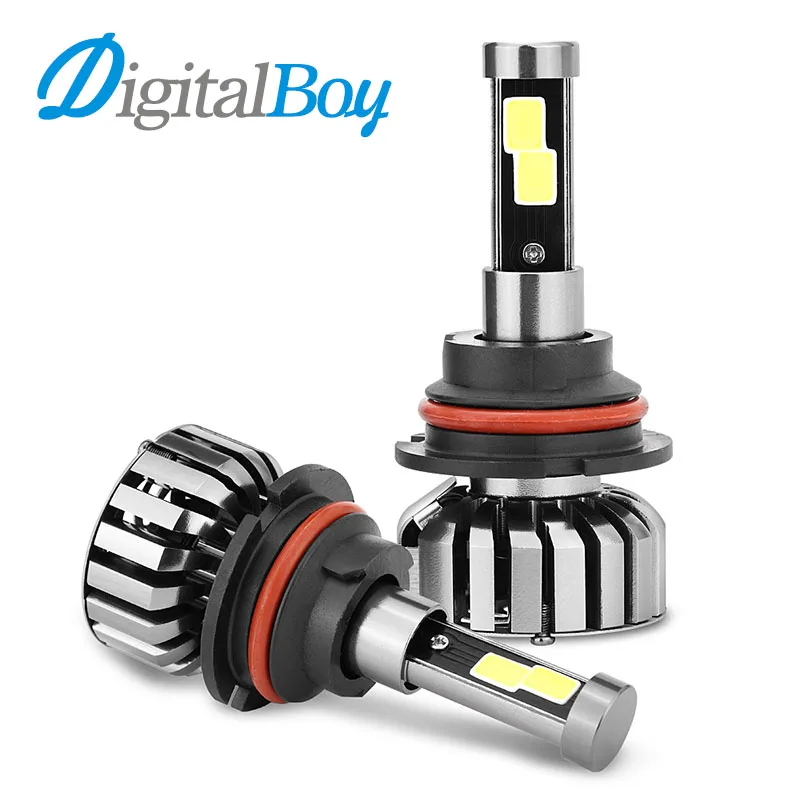 Digitalboy 9007 LED Headlight Bulbs HB5 80W Car LED Headlamp Hi/Lo Beam Automobile Conversion