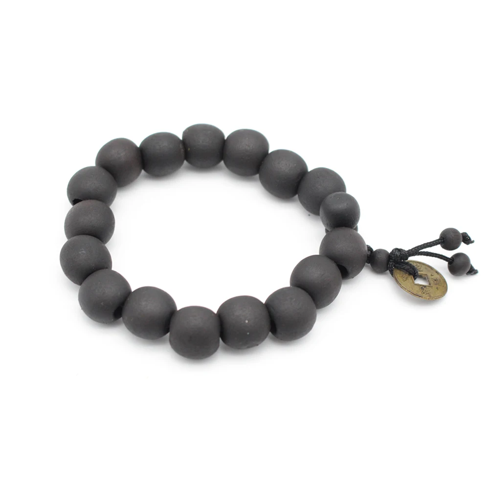 

Vintage Men Wood Buddha Buddhist Prayer Beads Tibet Mala Hand Bangle Bracelet