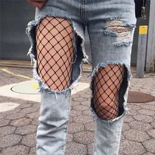 Модные женские эротические сетчатые чулки, сексуальные гетры выше колена, женское белье в сетку, тонкие чулки, Steunkousen c