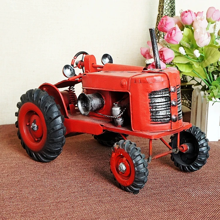 Aliexpress.com : Buy Red Farm Tractor Model Classic Home
