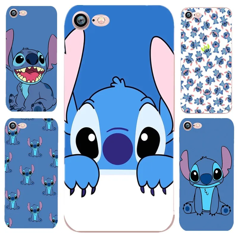 Cute Stitch Case For iPhone 7 8 Plus 6 6S 5s SE Soft Silicone Cartoon Cover Back X XS 10 5S Capa Coque Capinha |
