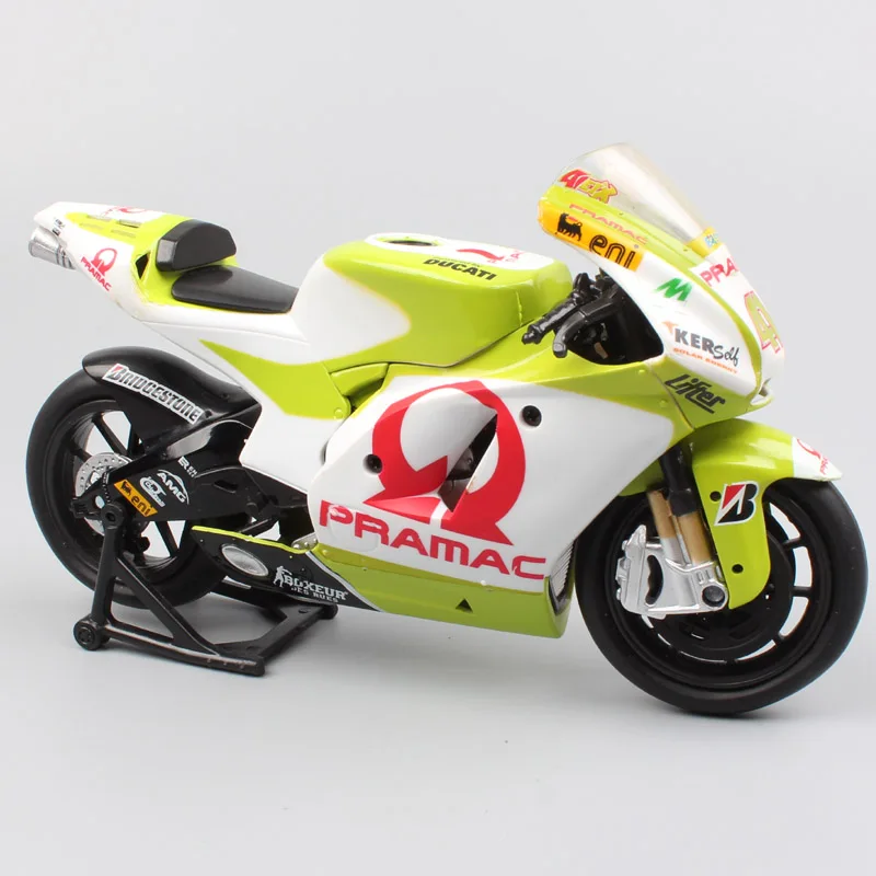 1 12 newray 2010 Pramac гоночной команды ducati GP10 № 41 Aleix moto rcycle игрушечные машинки весы супер велосипед moto модель для детей