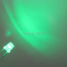 100 шт 3 мм Ультра яркий светодиодный, лампы, 3 мм плоский Топ Зеленый светодиодный для бесплатных резисторов 3 мм светоизлучающий диод 3 мм Большой/широкоугольный красный светодиодный