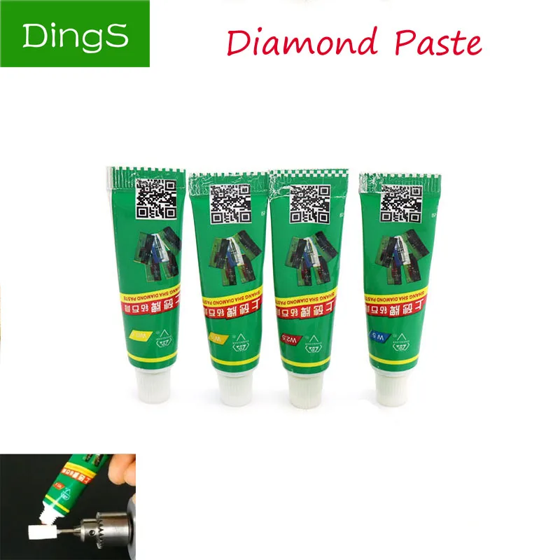 

12pcs/Set Polishing Paste W0.5-W40 Diamond Abrasive Metal Polish Needle Tube Lapping Compound Metal Jade Amber Buffing Tool