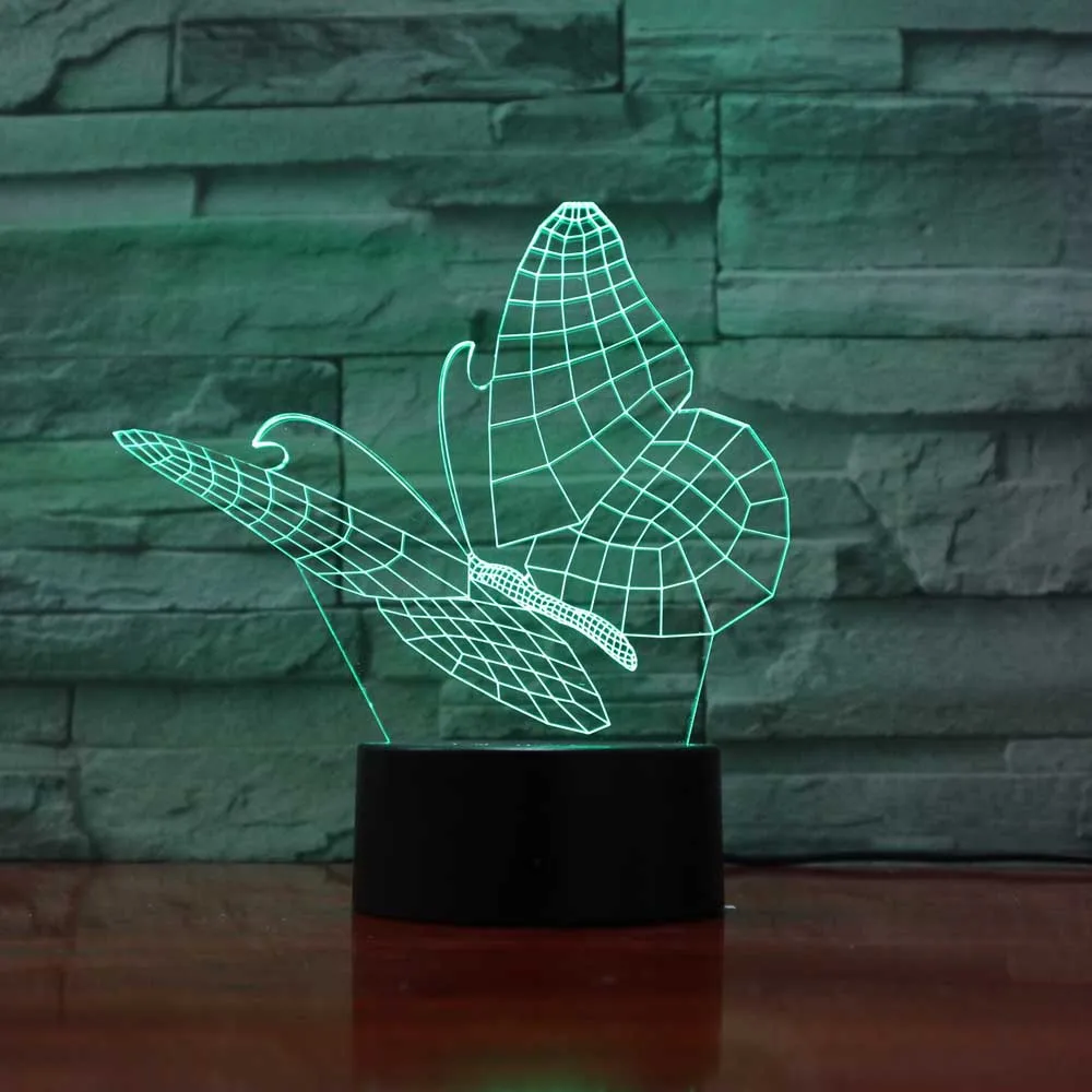 Детская настольная лампа 3D визуальная luminaria de mesa led ночник креативный Veilleuses Pour