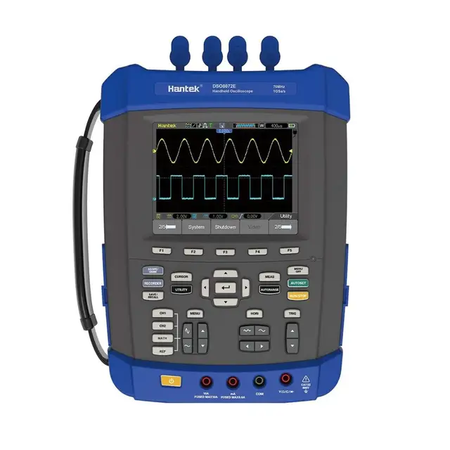 Best Price Handheld Digital Oscilloscope 2 Channels 200Mhz 1GS/s Sample Rate 2M Memory Depth Portable For Students  Hantek dso8202e