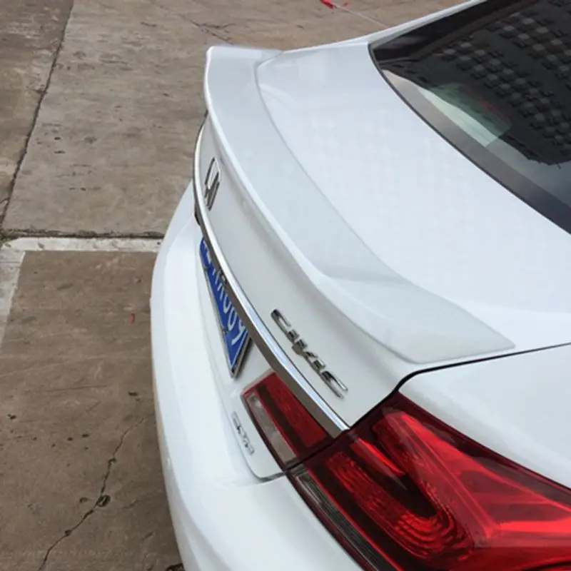 

For Honda Civic 2014 2015 2016 Exterior ABS Plastic Unpainted Primer Color Rear Trunk Wing Spoiler Decoration Car Accessories