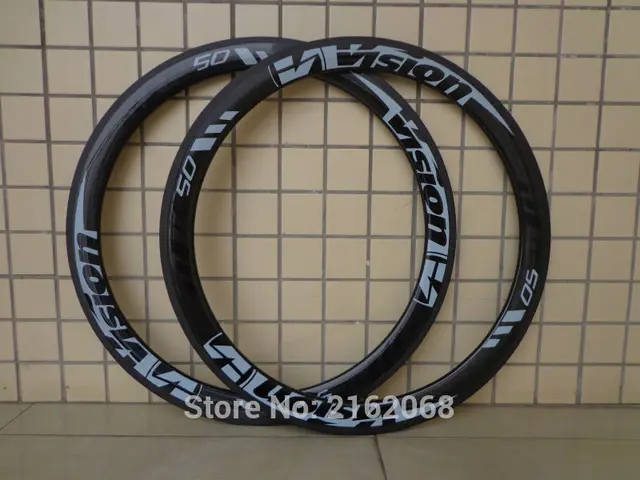 Cheap 2Pcs Newest gray 700C 50mm clincher rims Road bicycle 3K UD 12K full carbon fibre bike wheels rims 20.5 23 25mm width Free ship