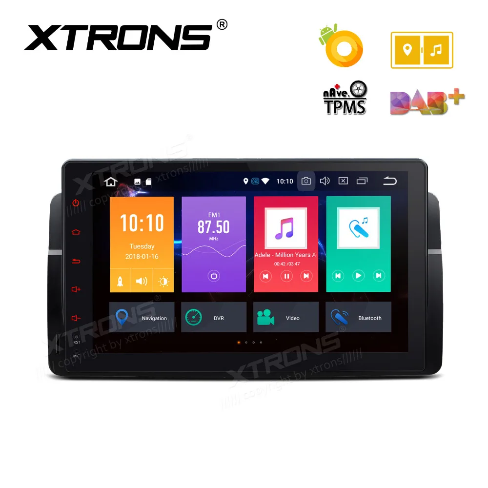 XTRONS радио 9 ''блок Android 8 0 Восьмиядерный автомобильный DVD плеер GPS для BMW E46 M3 2000 2001
