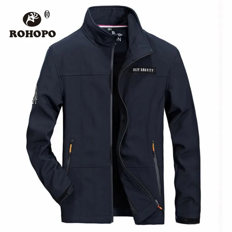

Winter Autumn Fleece Casual Jacket Men Mandarin Collar Business Men Leisure Sportswear Straight Warm Thick Windbreaker Overcoat