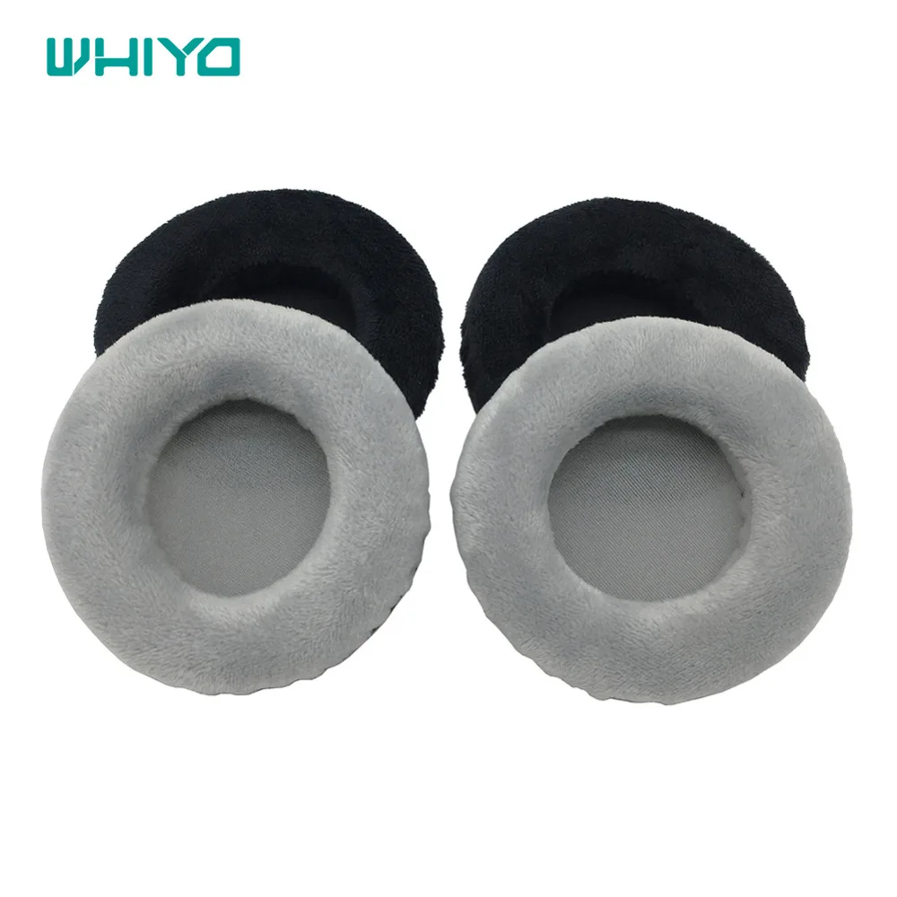 Whiyo 1 Pair of Velvet Ear Pads Cushion Cover Earpads Replacement for PIONEER SE MJ722T Headphones