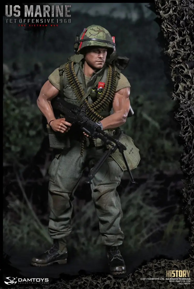 

DAMTOYS DAM 78038 History Series American Marine Corps 1/6 Soldiers USMC Vietnam War