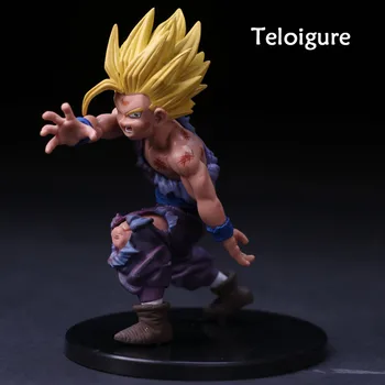 

BJD Anime brinquedos Super Saiyan Son Goku Gohan figure 12cm Dragon Ball Z Figurine PVC Action Figures Toys
