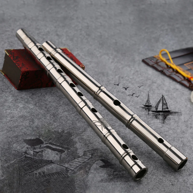 Professional Titanium Tube CDEFG Key 8 Holes Flute Instrument Chinese