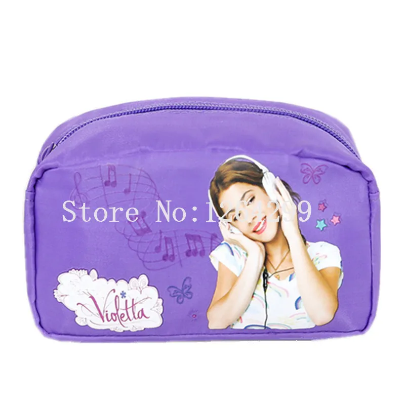 

New Fashion Violetta Girls Woman Nylon Cosmetic Bags Cases For Children