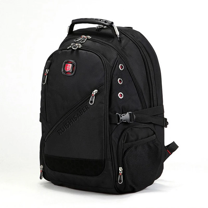 

New Swiss Waterproof Travel Laptop Backpack Men School Bags for Men Fashion Business Rucksack 15 inch Computer bagpack mochila