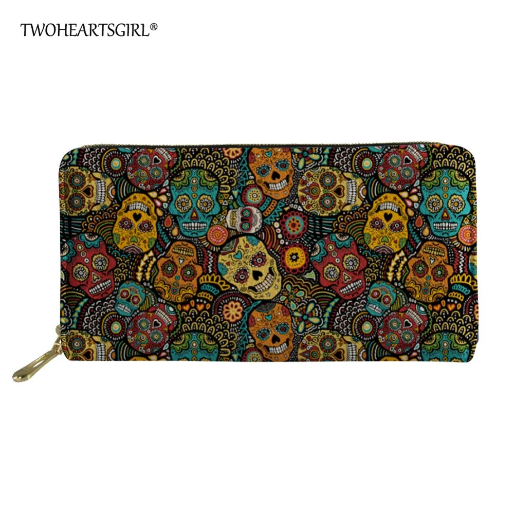 Origami Wild Animals Pattern Canvas Change Coin Purse Small Cute Money Bag With Zip