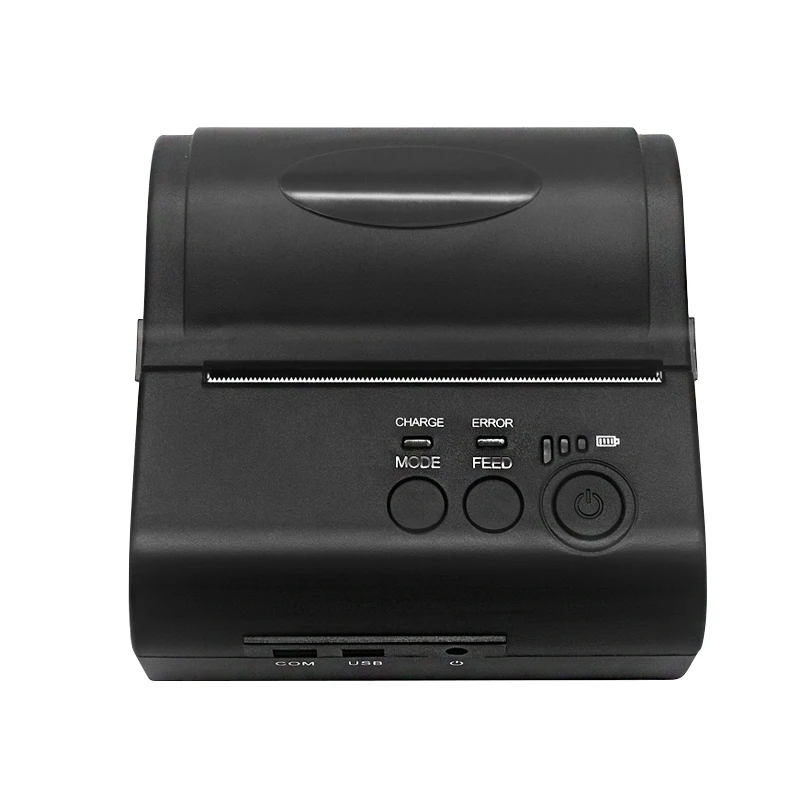 Xeumior 80 ملليمتر مصغرة المحمول استلام الطابعة الحرارية الروبوت تسمية طابعة باركود مع SDK الحرة المحمولة بلوتوث 4.0 طابعة