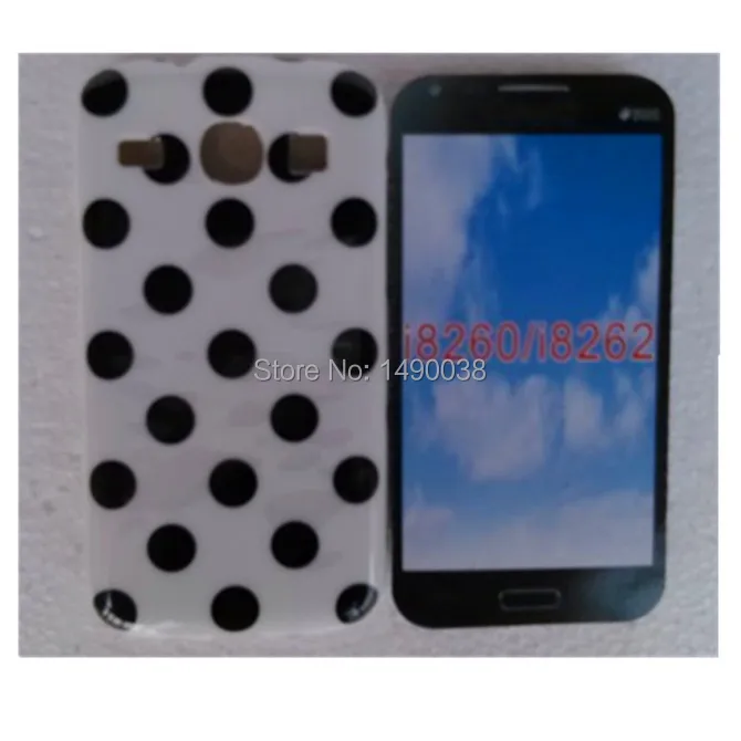 

1 Piece Lovely Point Polka Colorful Dots Soft TPU Cover Mobile Phone Case For Samsung Galaxy Core i8260 i8262 Free