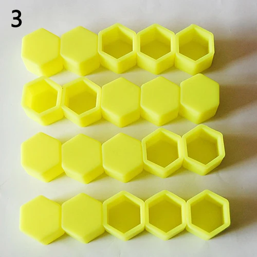 20 Pcs 19mm Silicone Protective Effect Waterproof Car Wheel Nut Screw Cover wheel nut caps screw caps motorcycle screw caps wheel nut covers bolt nut covers