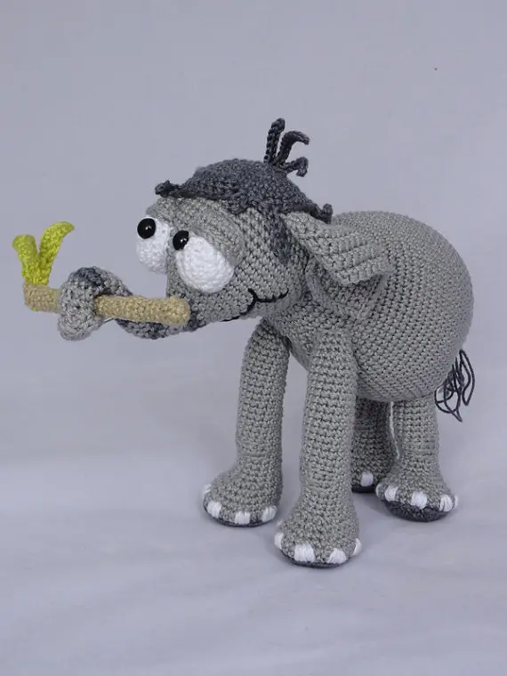 Вязание амигуруми Джамбо игрушка слон погремушки куклы|doll rattle|elephant rattletoy rattle |