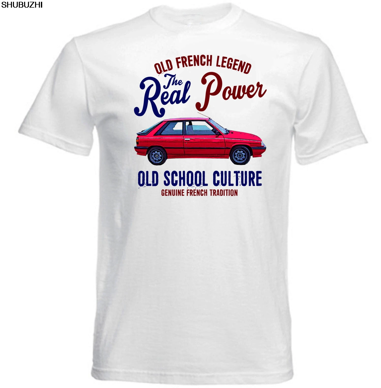 

VINTAGE FRENCH CAR RENAULT 11 TURBO - NEW COTTON T-SHIRT denim clothes cat windbreaker Pug tshirt sporter t-shirt sbz1483