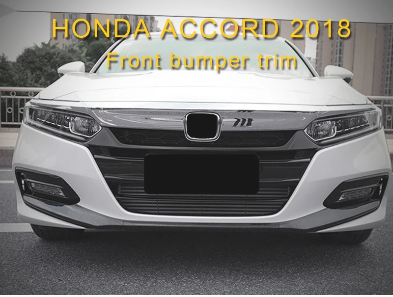 Carманго для Honda Accord 2018 отделка переднего бампера отделка внешние аксессуары