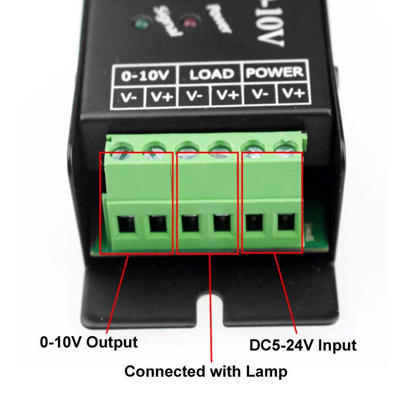 0-10 в светодиодный затемнитель вход DC 5-24 В выход 0-10 в сигнал светодиодный диммер для светодиодной полосы лампы