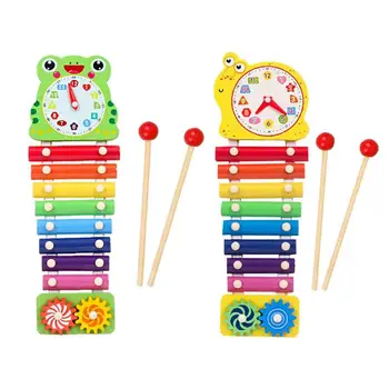 

8 Scales Musical Xylophone Baby Kids Music Educational Developmental Montessori Wooden Toys for Children Birthday Xmas Gifts