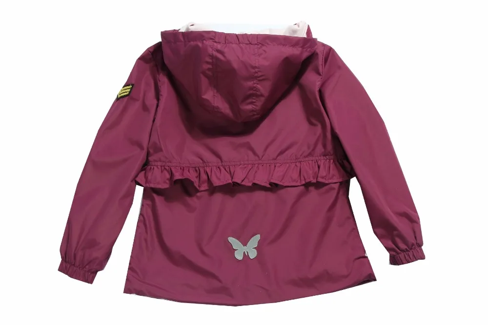Теплые хлопковые куртки для маленьких девочек; Детское пальто; водонепроницаемая ветрозащитная верхняя одежда для детей 2-12 лет; сезон осень-зима