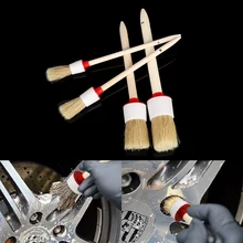 Детали автомобиля мягкие щетки для волос для ремонта колес двигателя шины пластиковые деревянные ручки приборной панели диски колеса двигателя Уход за стиркой