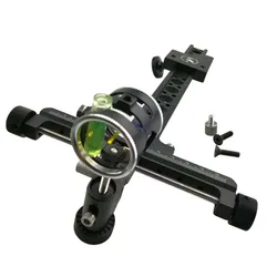 1pc Archery CNC 1Pin Compound Bow Sights Aluminum Adjustable Micro Bow Sight Hunting Accessories 1pc Archery CNC 1Pin Compound Bow Sights Aluminum Adjustable Micro Bow Sight Hunting Accessories
