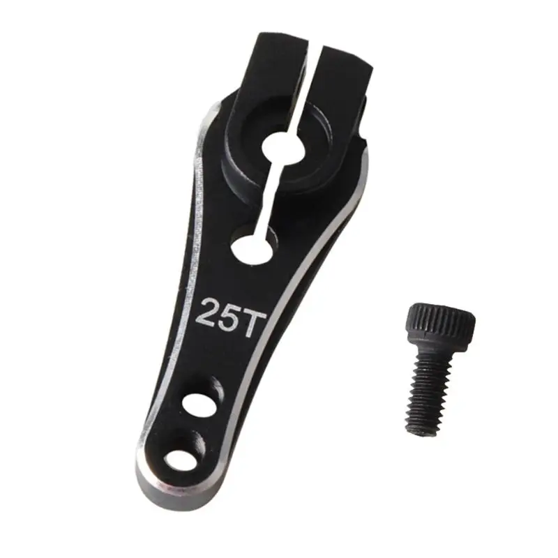 

Metal Aluminum Alloy 25T Servo Horn Steering Arm for 1/10 RC Crawler Traxxas TRX-4 Trail Defender 8247 Replacement Parts
