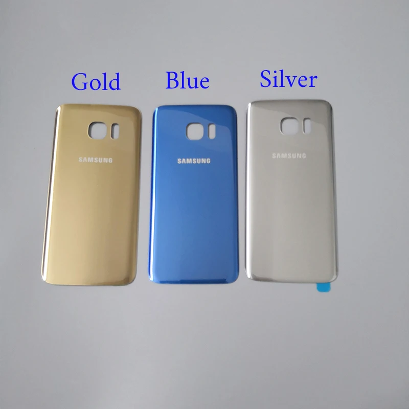 100 Original Samsung Galaxy S7 G930f S7 Edge G935f Back Glass Battery Cover Rear Door Housing Case Samsung S7 Back Glass Cover Phone Case Covers Aliexpress