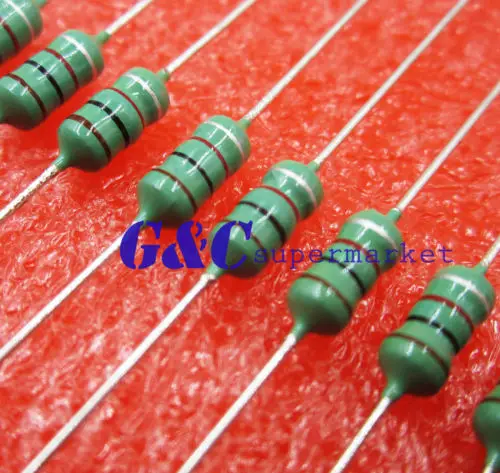 

50PCS 0410 Color Ring Inductance 4.7MH 472K 1/2W Axial RF Choke Coil Inductor