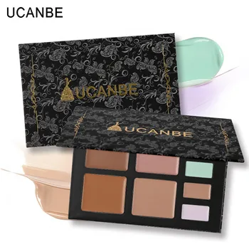 

8-tone Contour Palette Foundation Foundation Makeup Palette Cosmetic Concealer Palette Facial Primer Cream Beauty Contour