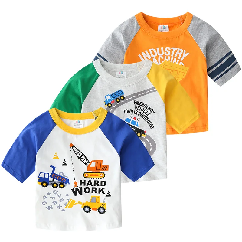

Fashion spring boy children's clothing children's round neck shirt bottoming shirt