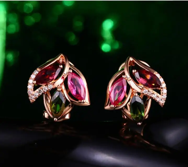 

find Petal Stud Earrings Rose Gold Earrings DBA01