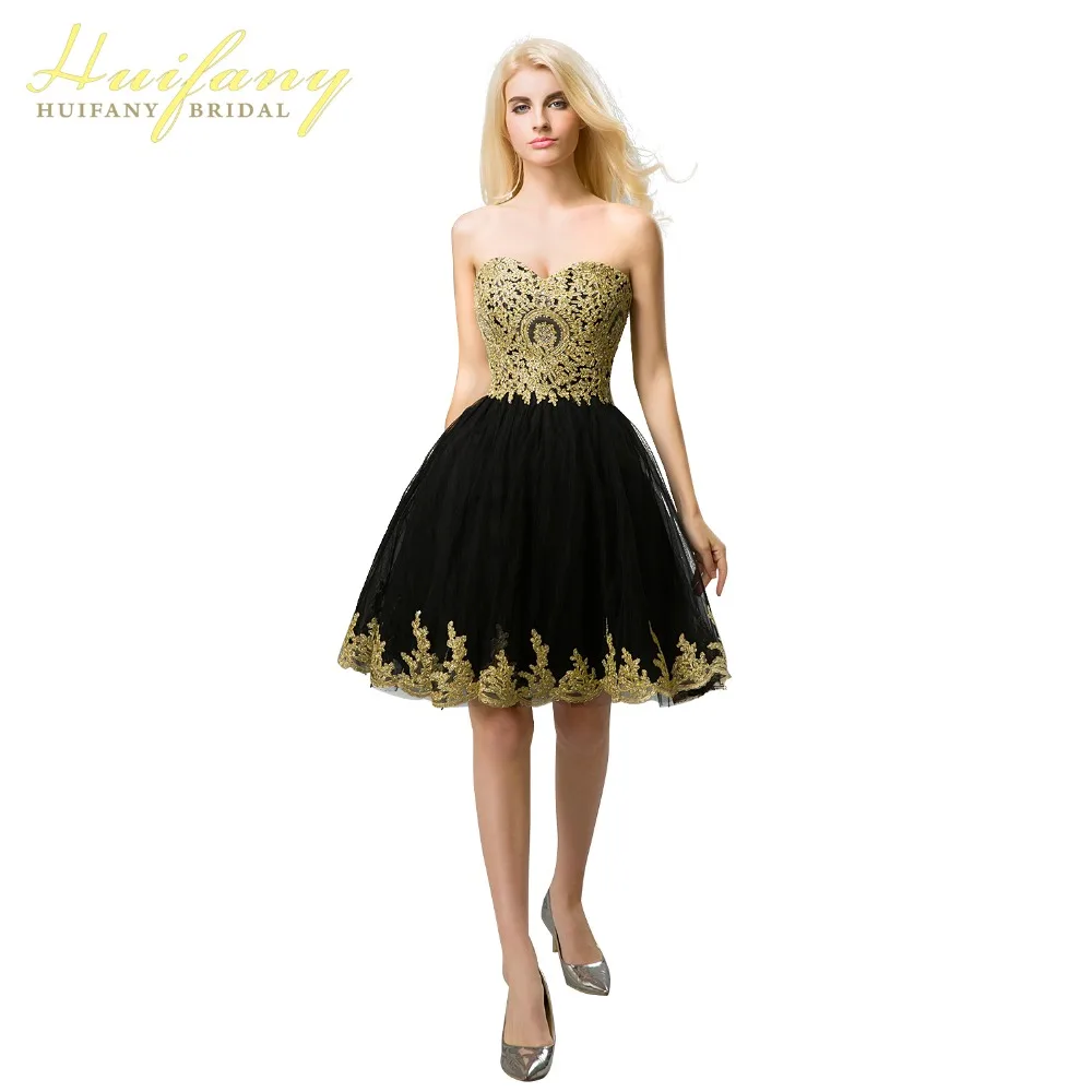 black and gold frocks