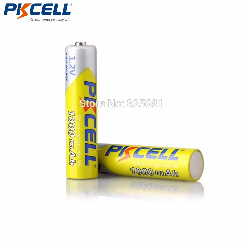 8 шт. PKCELL AAA NIMH аккумуляторная батарея aaa 1000 мАч 1,2 В батареи и 2 шт. держатели для батарей для aa или aaa батареи