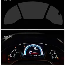 Приборной панели автомобиля краски защитная ПЭТ пленка для Honda 10th Civic 1,0 T 1,5 T светильник передача 4H царапины