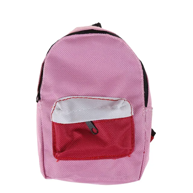 5 colors Mini Schoolbag Doll Backpack For 18 Inch Girl/Boy Doll