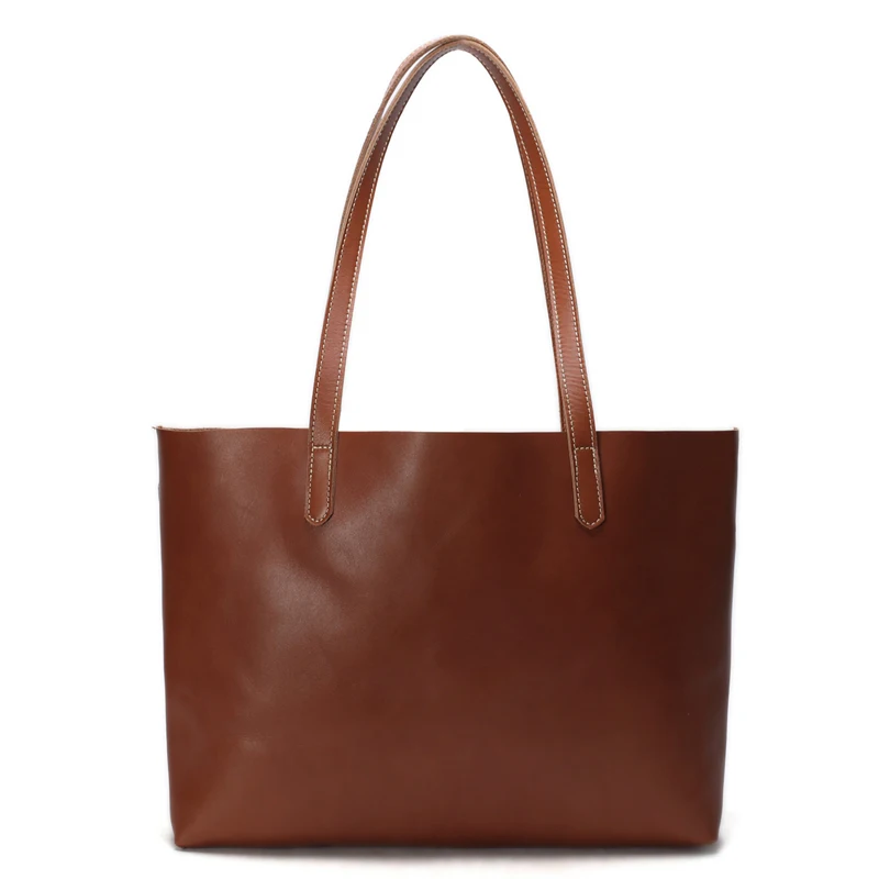 

ROCKCOW Vintage Genuine Leather Women Tote Bag, Shopping Bag, Shoulder Bag ZB01