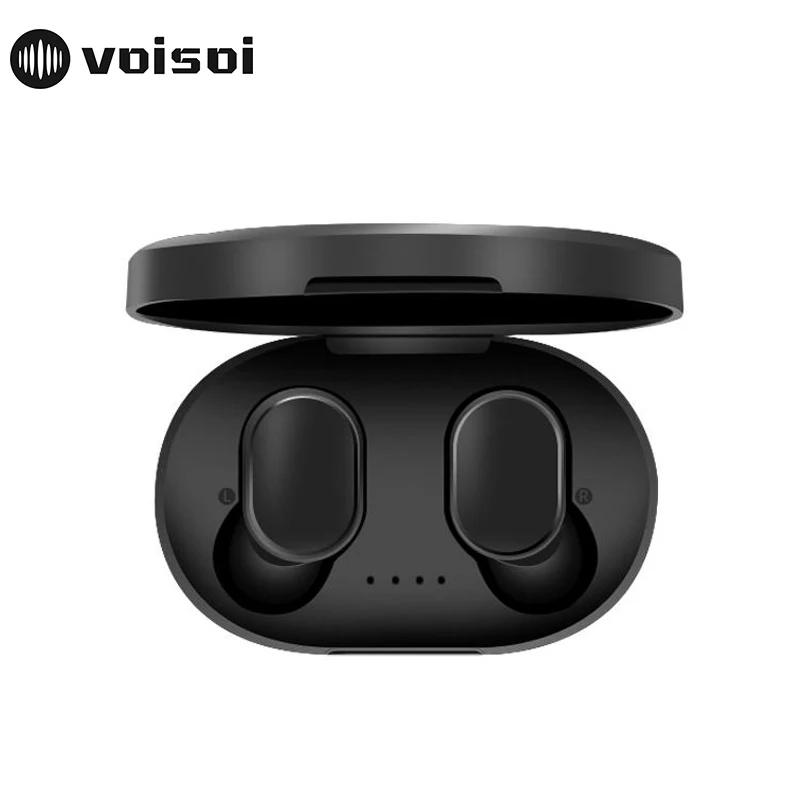 

A6S Bluetooth Earphones For Redmi Airdots Wireless Earbuds 5.0 TWS Earphone Noise Cancelling Mic for Xiaomi All Smart Phone
